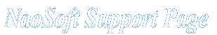 NaoSoft�T�|�[�g�y�[�W